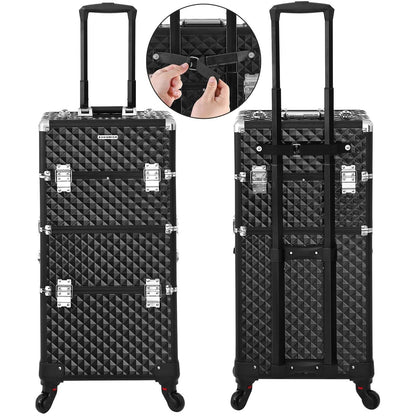 Valise de maquillage de Nancy - Chariot à cosmétiques - Organisateur de maquillage