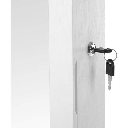 Nancy's Solano Canyon Sieradenkast Met Spiegel - Passpiegel Hangend LED Verlichting 37,2 x 9,5 x 90,3 cm