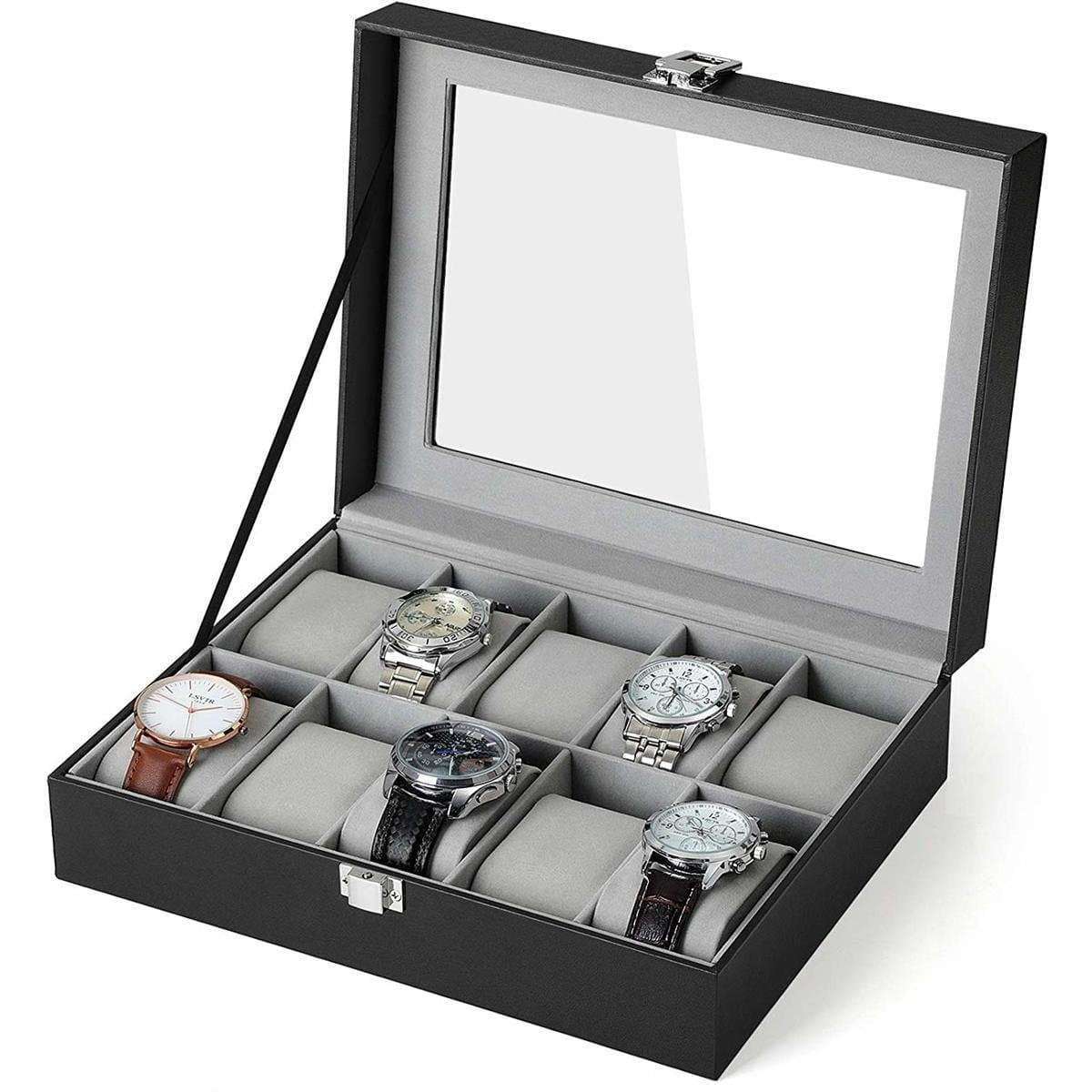 Nancy's Watch Box - Watch Case - Watch Storage - Storage Box for 10 Watches