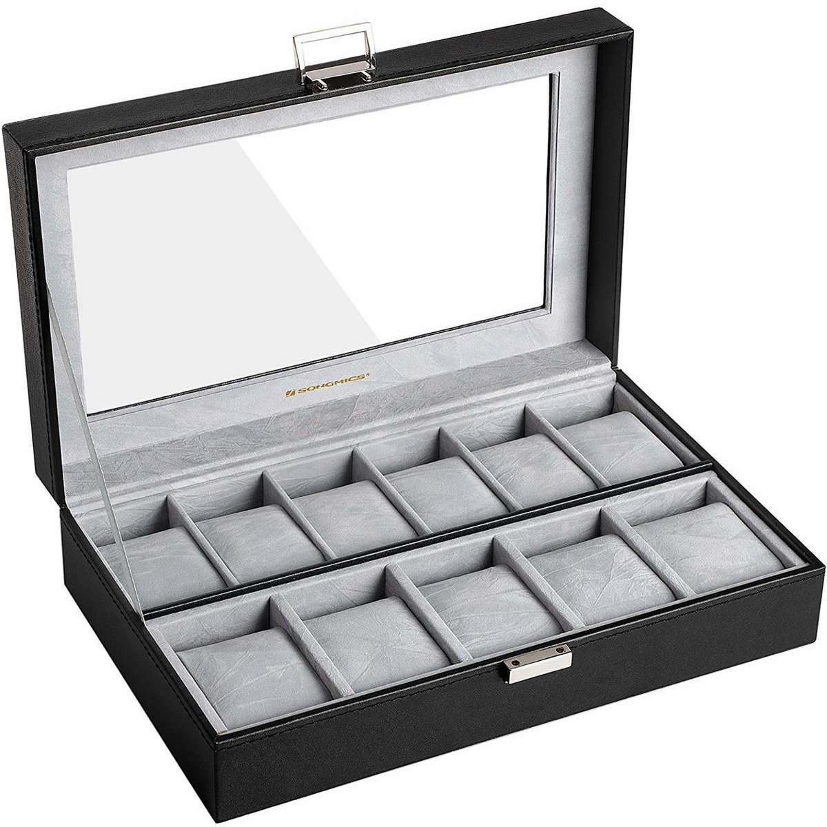 Nancy's Watch Box - Boîtier de montre - Rangement de montres - Boîte de rangement pour 11 montres