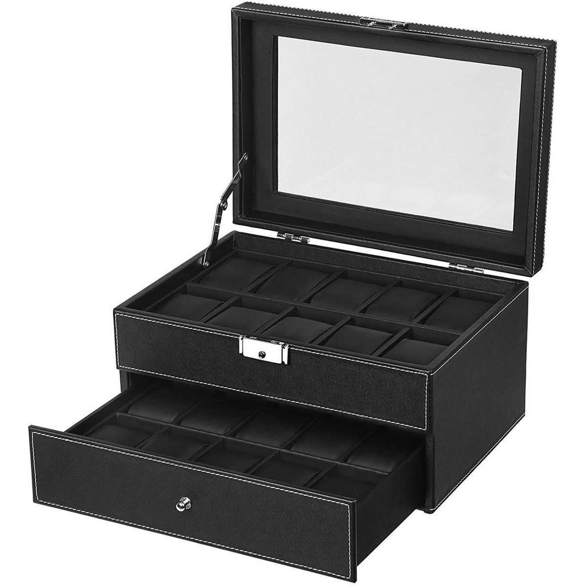 Nancy's Watch Box - Coffret à Montres - Boîte de Rangement Montres - 20 Pièces