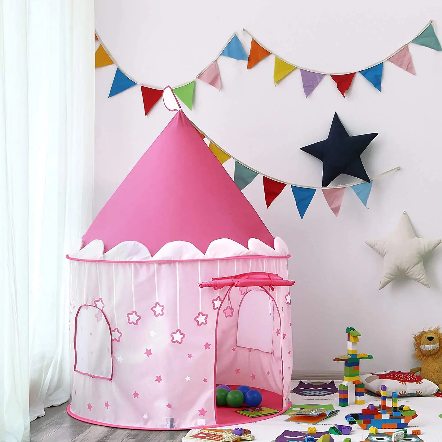 Nancy's Prinsessen Speel Tent - Speelhuis voor peuters - Indoor & Outdoor - Pop-up Speeltent