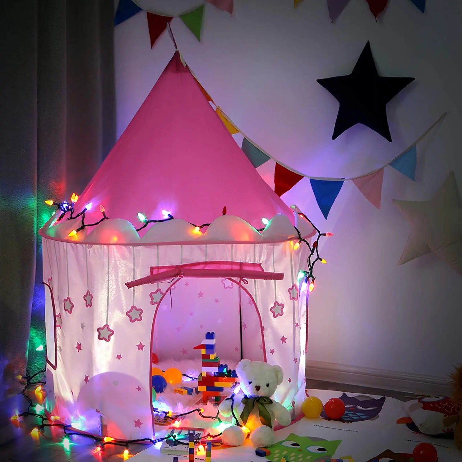 Nancy's Prinsessen Speel Tent - Speelhuis voor peuters - Indoor & Outdoor - Pop-up Speeltent