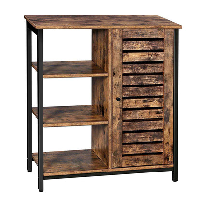 Nancy's Industrial Storage Cabinet - Sideboard - Cabinet with 3 Shelves - Brown - 70 x 30 x 81 cm