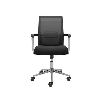 Nancy's Ocala Office Chair - Swivel Chair - Tiltable Backrest - Mesh - Ergonomic - Black - Plastic - 55 x 56 x 98 - 107 cm