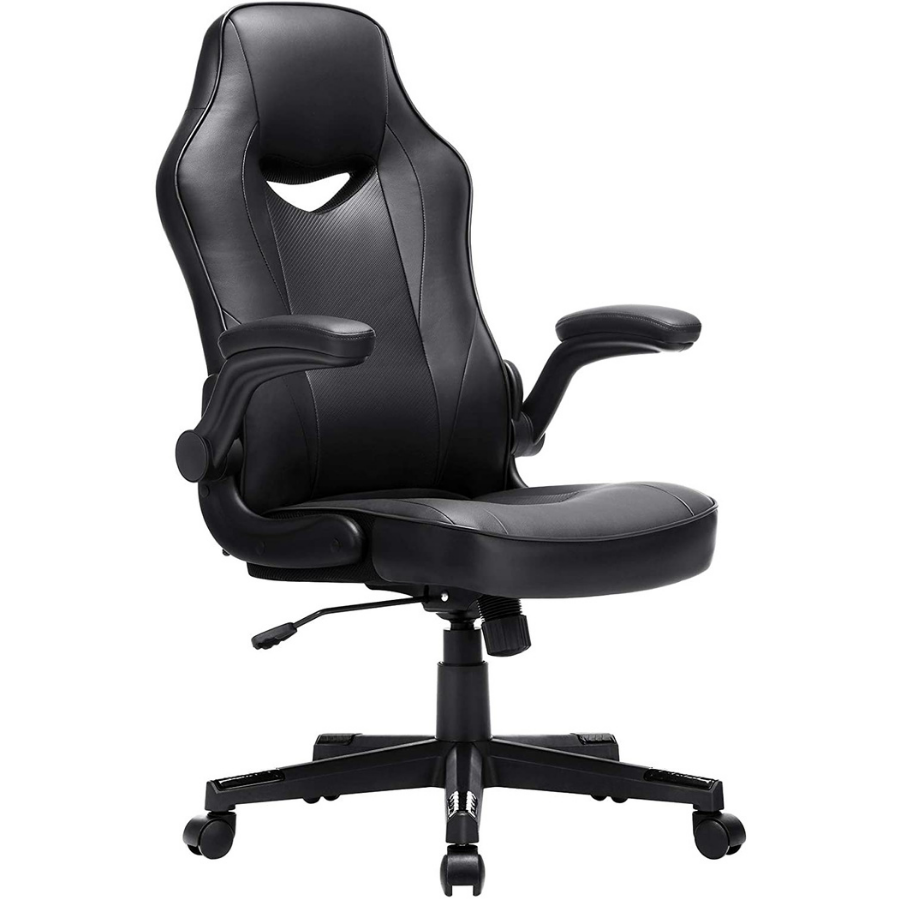 Nancy's Bathgate Office Chair - Ergonomic Office Chair - Office Chair For Adults - Black - 75 x 64 x (110-120) cm (L x W x H)