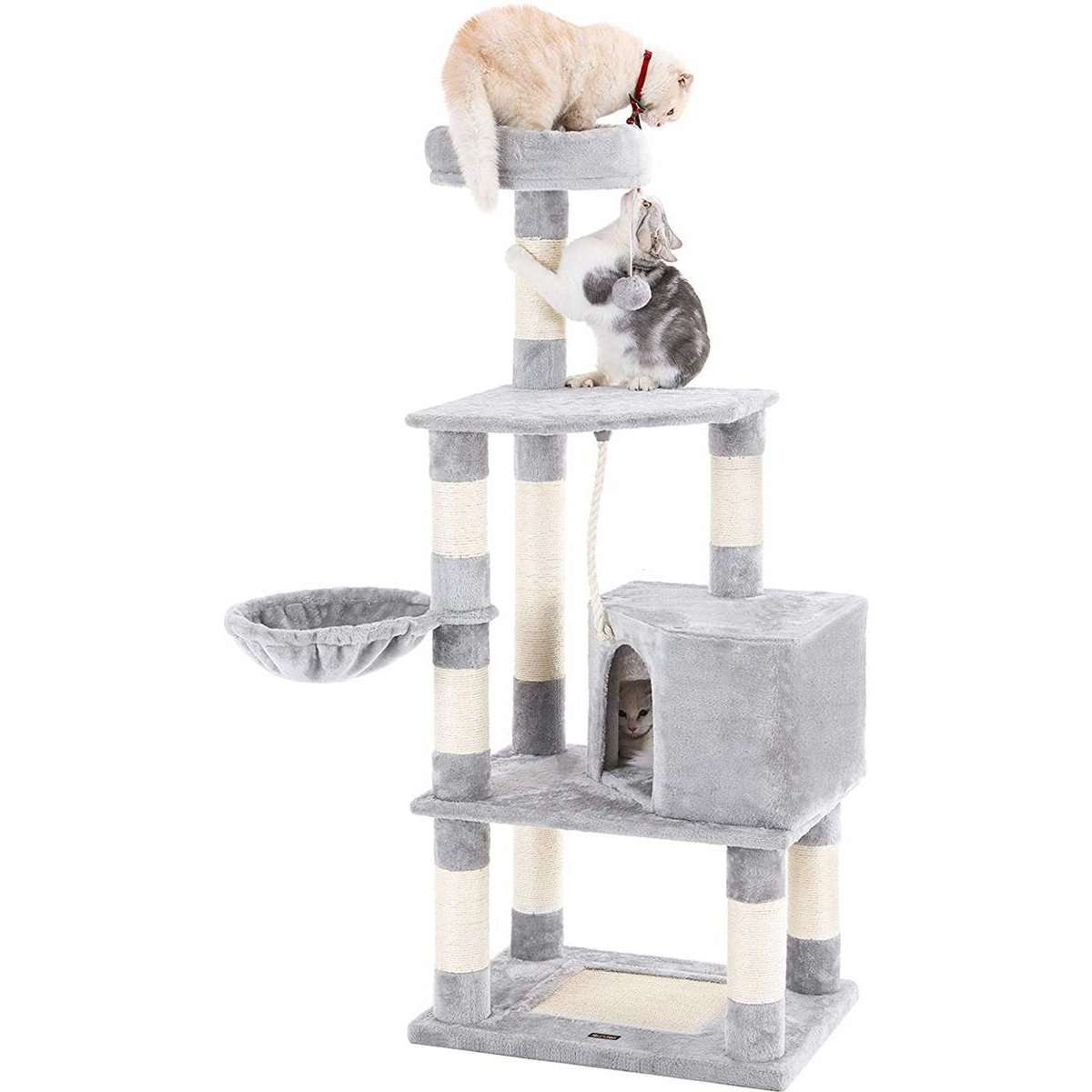 Nancy's Krabpaal - Speelhuis Voor Katten - Klimboom 148CM - Krabpalen