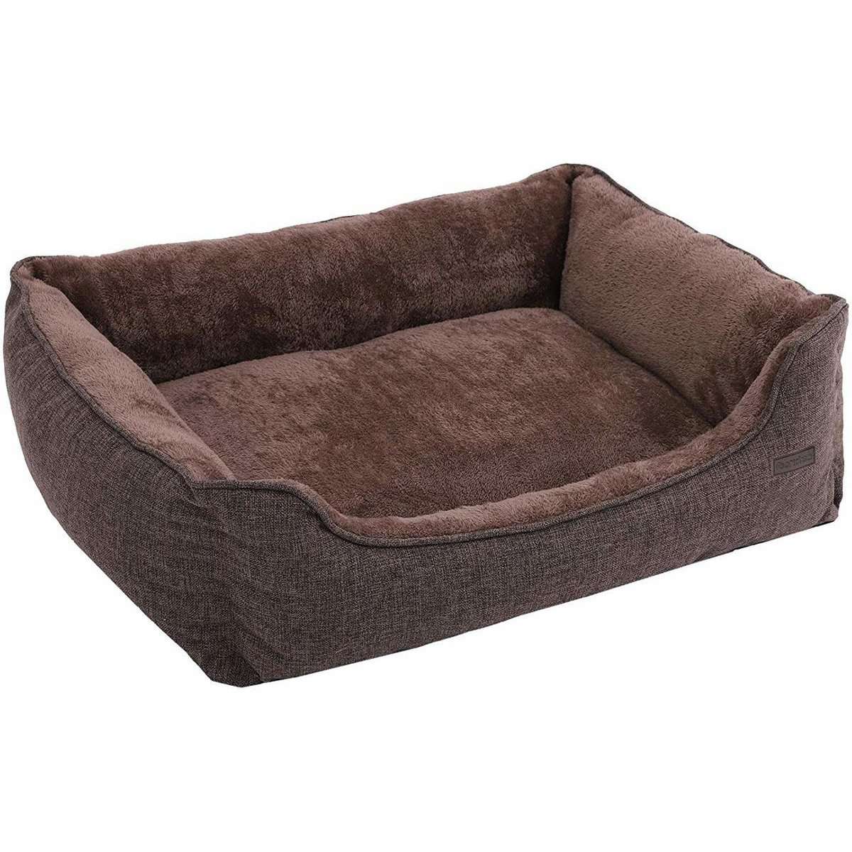 Nancy's Morelia Hondenmand wasbaar - Afneembare hoes - Hondenkussen - Bruin - 90 x 25 x 75 cm
