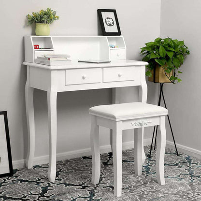 Nancy's Hermosa Beach Kaptafel Met Spiegel - Make-up Tafel Voor Vrouwen - Kaptafels