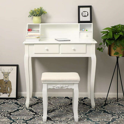 Nancy's Hermosa Beach Kaptafel Met Spiegel - Make-up Tafel Voor Vrouwen - Kaptafels