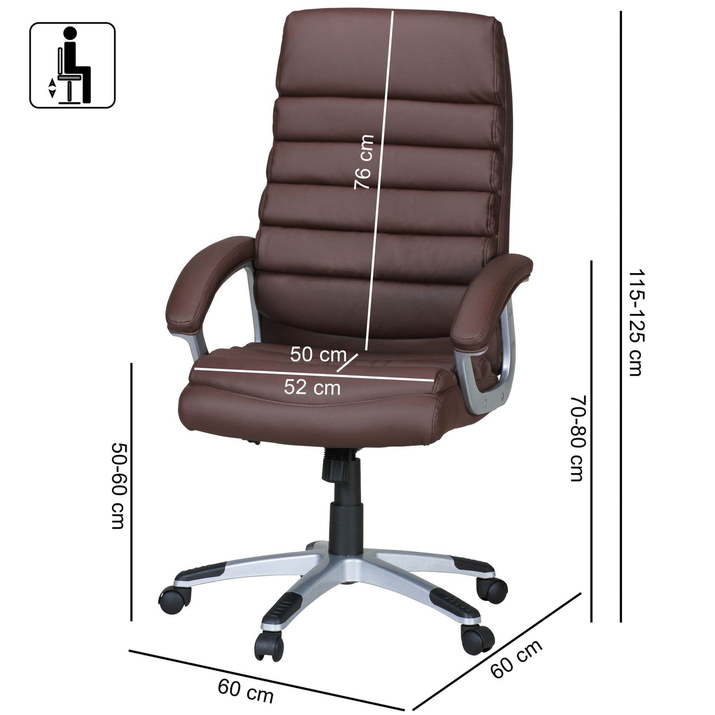 Chaise de bureau de luxe Nancy's Clason Point - Chaise de direction - Ergonomique - Chaise de jeu - Chaises de bureau