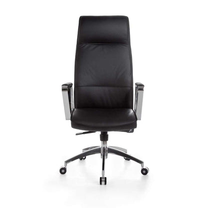 Chaise de bureau en cuir Williamsbridge de Nancy - Chaise de bureau ergonomique - Chaises de bureau pour adultes