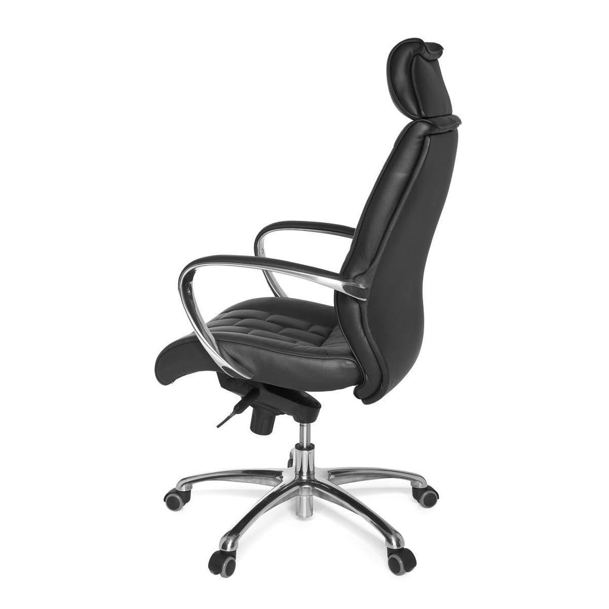 Chaise de bureau en cuir Bruckner de Nancy - Chaises de bureau ergonomiques - Chaises de bureau pour adultes