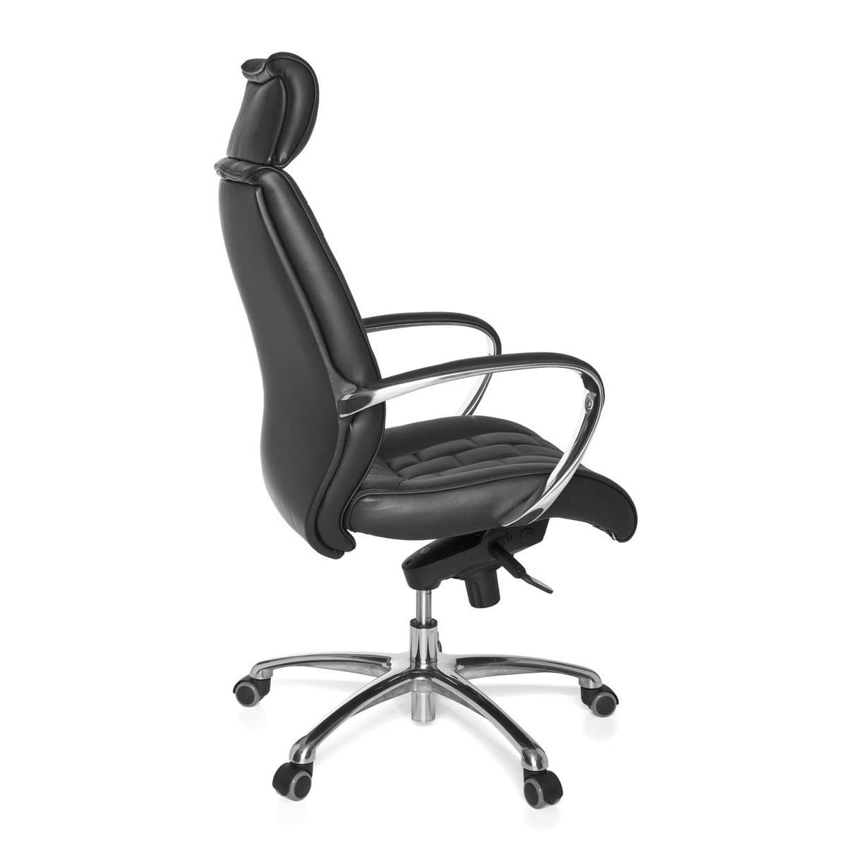 Chaise de bureau en cuir Bruckner de Nancy - Chaises de bureau ergonomiques - Chaises de bureau pour adultes