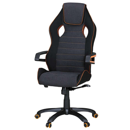 Nancy's Marble Hill Gamestoel - Ergonomische Bureaustoel - Verstelbaar - Hoofdsteun - Zwart / Grijs