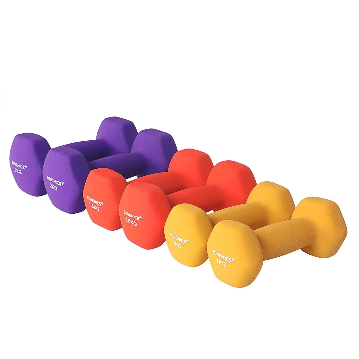 Nancy's Dumbells Set - Verschillende gewichts- en kleurvarianten - 1 kg - 1.5kg - 2kg