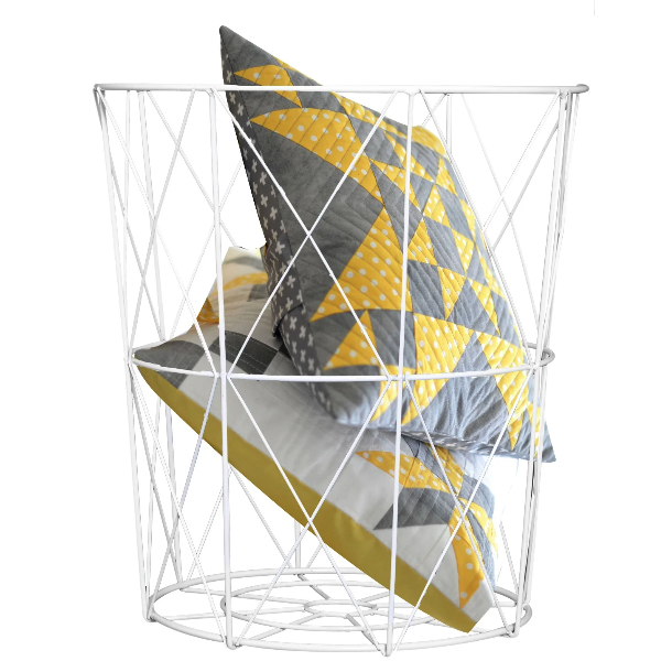 Nancy's Westlake Salontafels - Set Van 2 - Bijzettafels - Naturel / Wit - MDF / Staal