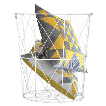 Nancy's Westlake Salontafels - Set Van 2 - Bijzettafels - Naturel / Wit - MDF / Staal