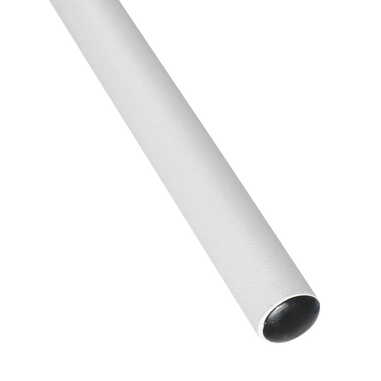 Nancy's Redan Vloerlamp - Sfeerverlichting - Driepoot - 40W - Scandinavisch - Wit - Stof - Metaal - 48 x 48 x 156 cm