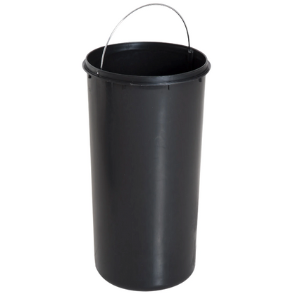 Nancy's Fair Lawn Pedaalemmer - 30 Liter - Prullenbak - Vuilnisbak - Binnenemmer - Scharnierend Deksel - RVS - Zilver - 29.2 x 29.2 x 62.9 cm