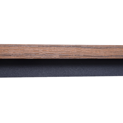 Table basse Nancy's Uniondale - Table basse - Table d'appoint - Étagère de rangement - Métal - MDF - Noir - 106 x 60 x 45 cm 