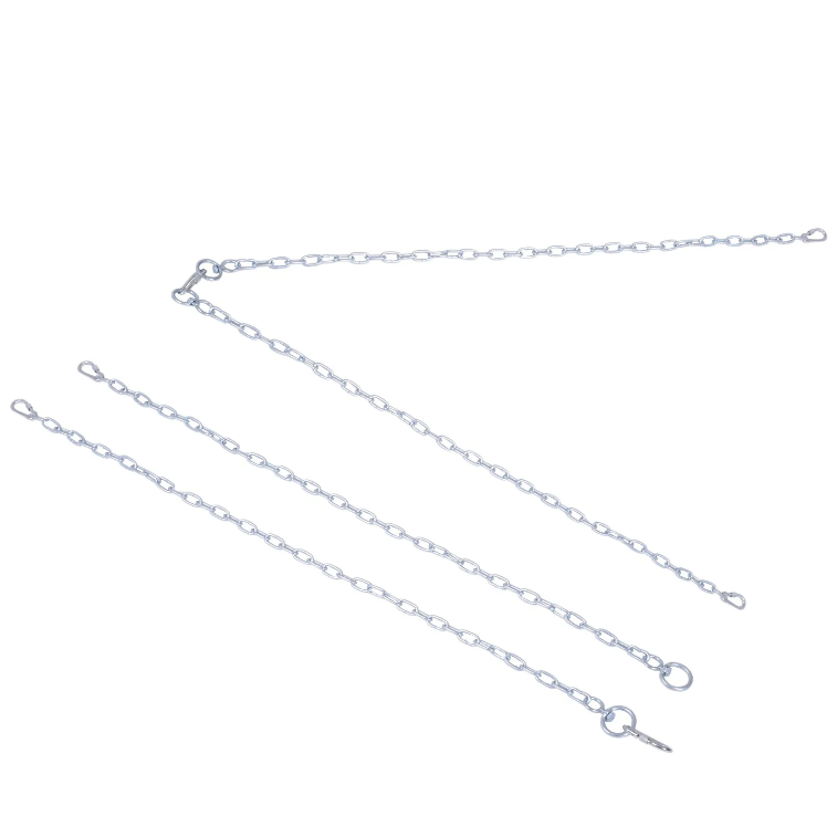 Nancy's Dunn Hangbank - Tuinbank - Schommel - 2-Zits - Kettingen - Metaal - Zwart - ± 130 x 60 x 50 cm