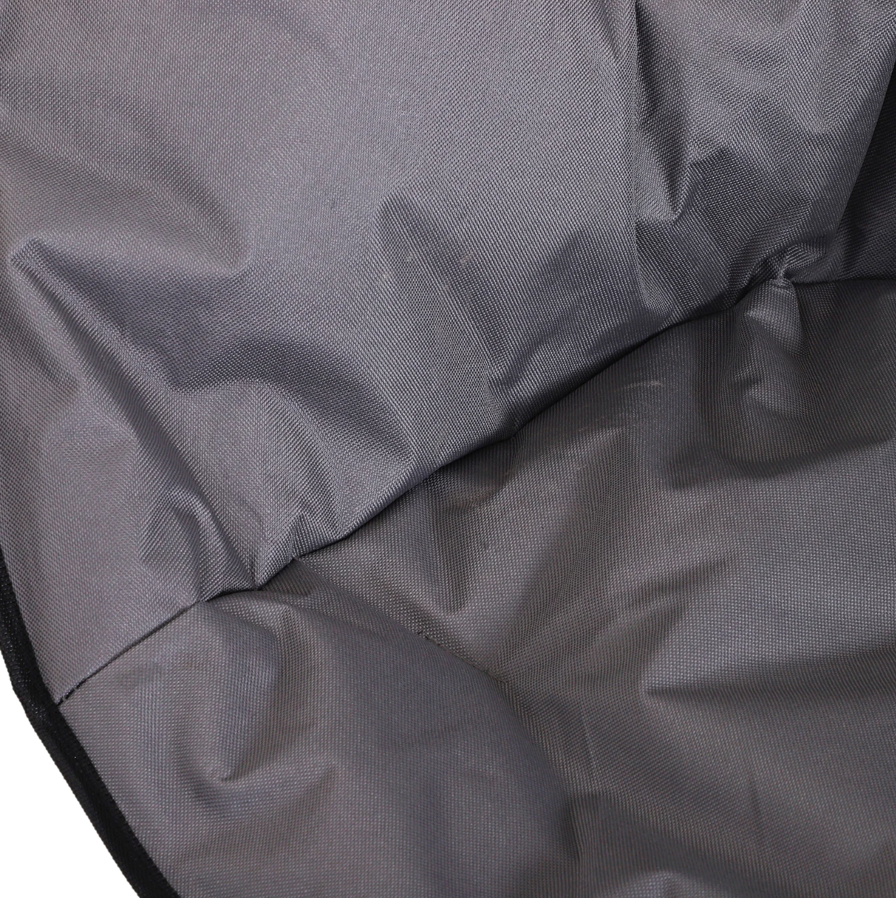 Nancy's Southgate Klapstoel - Campingstoel - Tuinstoel - Kuipstoel - Opvouwbaar - Rond - Grijs - 80 x 80 x 75 cm