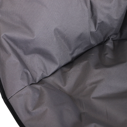 Nancy's Southgate Klapstoel - Campingstoel - Tuinstoel - Kuipstoel - Opvouwbaar - Rond - Grijs - 80 x 80 x 75 cm