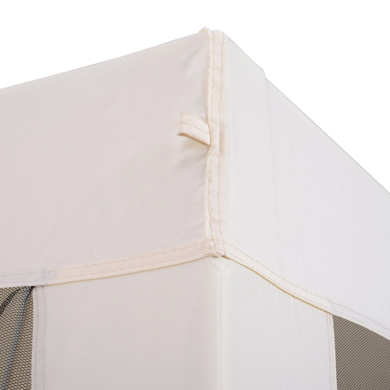Nancy's Tualatin Partytent - Tuinpaviljoen - Zijwanden - Weerbestendig - Klamboe - Tent - Beige - 3 x 3 m