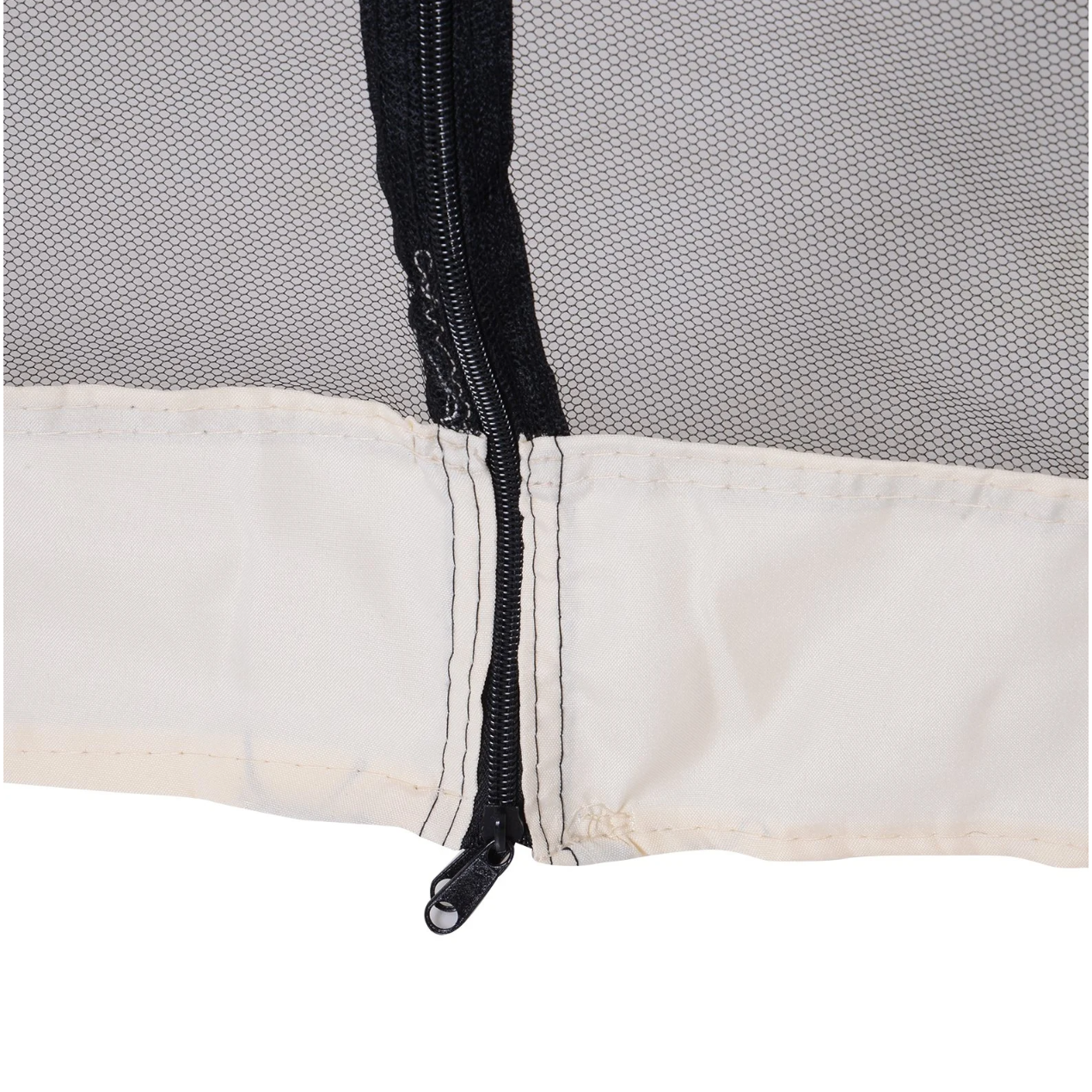 Nancy's Tualatin Partytent - Tuinpaviljoen - Zijwanden - Weerbestendig - Klamboe - Tent - Beige - 3 x 3 m