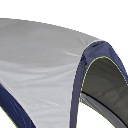 Nancy's Ramsey Partytent - Tuinpaviljoen - Paviljoen - Zonwering - Weerbestendig - Polyester - Crème - Wit - Blauw - 400 x 400 cm