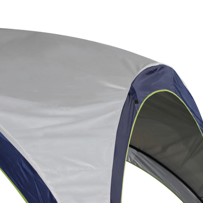 Nancy's Ramsey Partytent - Tuinpaviljoen - Paviljoen - Zonwering - Weerbestendig - Polyester - Crème - Wit - Blauw  - 400 x 400 cm