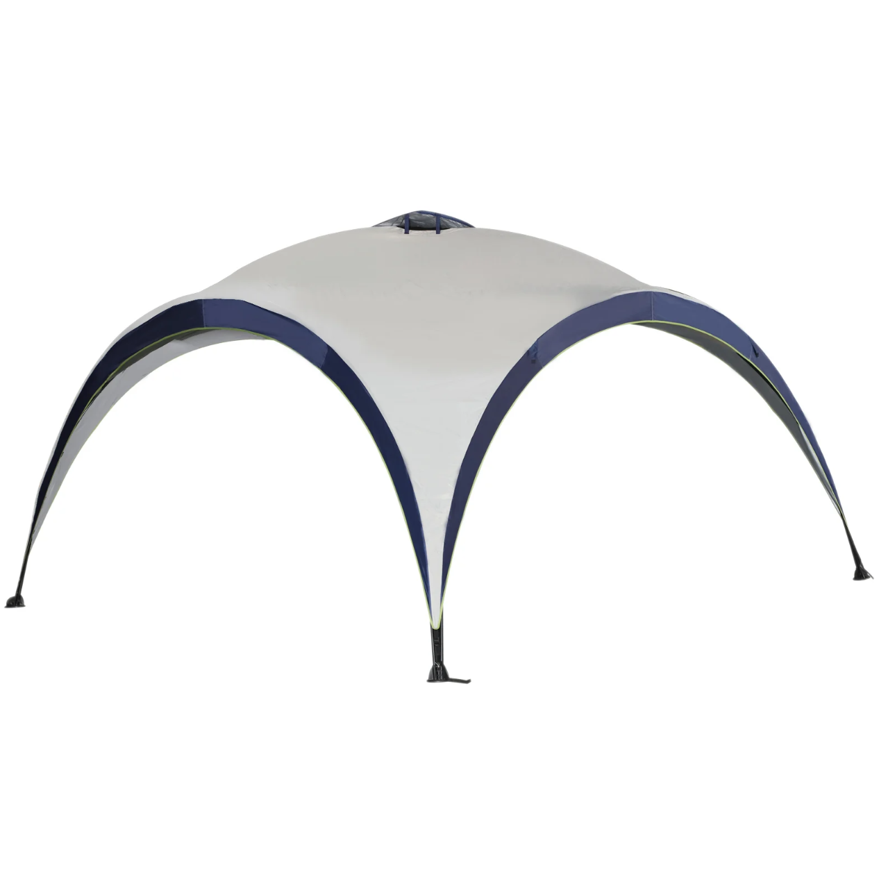 Nancy's Ramsey Party Tent - Garden Pavilion - Pavilion - Sun protection - Weatherproof - Polyester - Cream - White - Blue - 400 x 400 cm