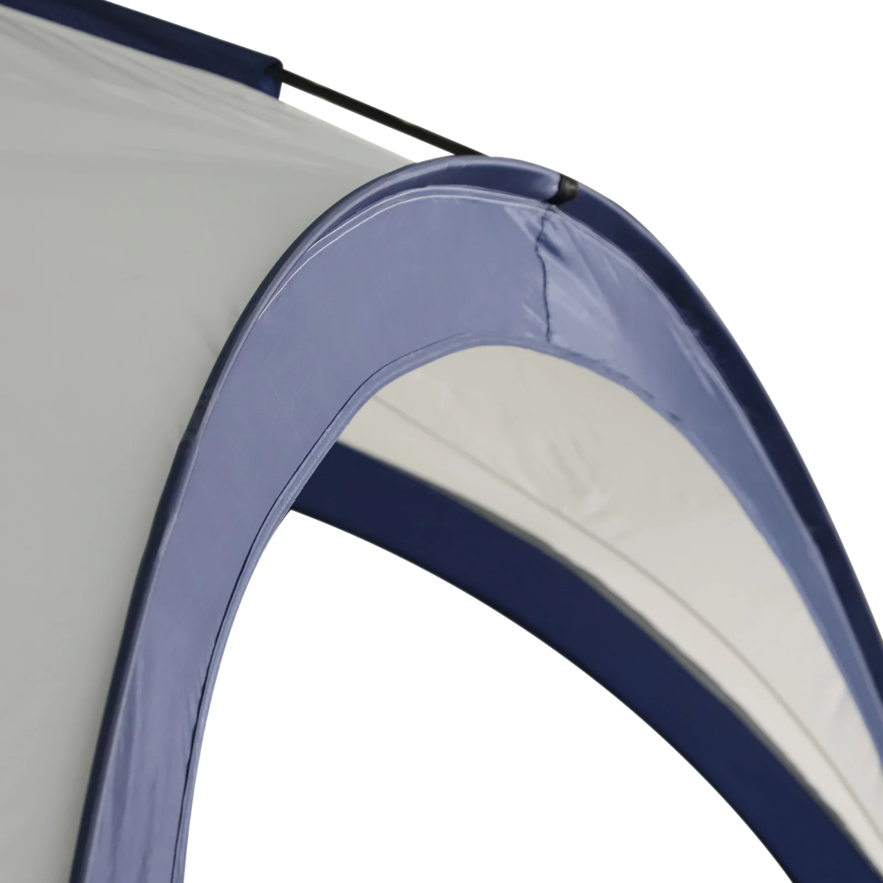 Nancy's Gladstone Partytent - Tuinpaviljoen - Weerbestendig - Glasvezelstang - Polyester - Crème - Wit - Blauw - 350 x 350 cm