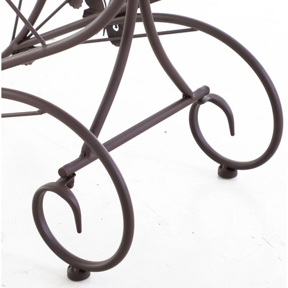 Nancy's Avon Plantentrap - Plantenrek - Bloemenstandaard - Metaal - Brons - 3 Niveaus - 75 x 28 x 66 cm