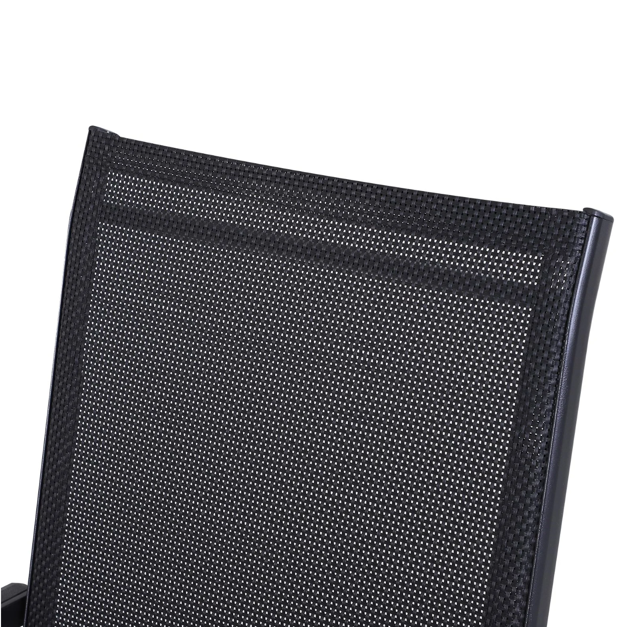 Nancy's Pace Tuinstoelen - Klapstoelen - Set Van 2 - Armleuningen - Campingstoel - Metaal - Zwart - 58 x 64 x 94 cm