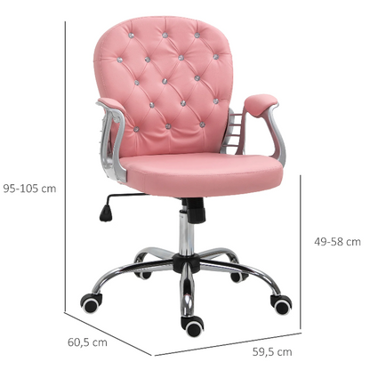 Nancy's Easley Office chair - Executive chair - Swivel chair - PU - Foam - Tilt mechanism - 59.5 x 60.5 x 95-105 cm