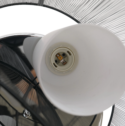 Nancy's Brambleton Plafondlamp - Sfeerverlichting - E27 - 2-Vlammig - 40W - Zwart - Zilver - 47.5 x 47.5 x 33 cm
