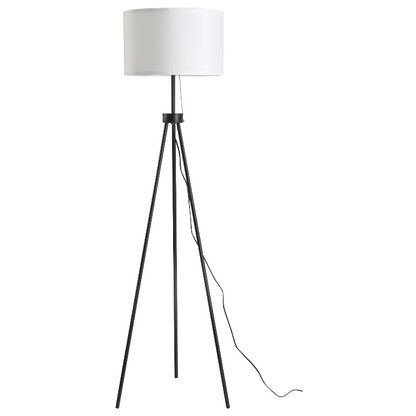 Nancy's DeBary Vloerlamp - Staande Lamp - Driepoots - E27 - Zwart - Staal