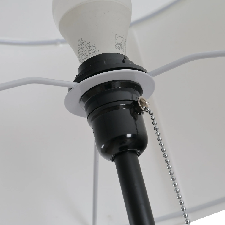 Nancy's DeBary Vloerlamp - Staande Lamp - Driepoots - E27 - Zwart - Staal