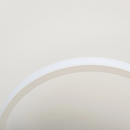 Nancy's Tukwila Plafondlamp - Drie Cirkels - Metaal - Modern - Aluminium - Acryl - Wit - 56 x 46 x 8 cm