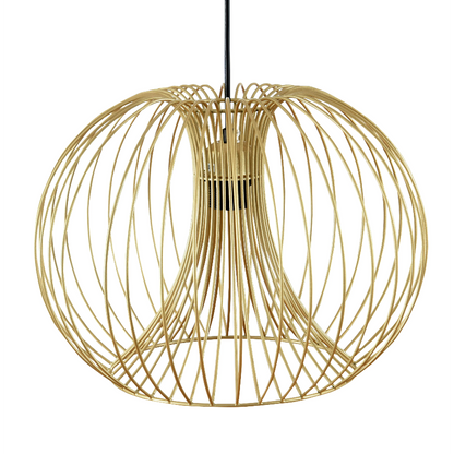 Nancy's Warrenville Hanglamp - Plafondlamp - Hangverlichting - Modern - E27 - 40W - Staal - Goud