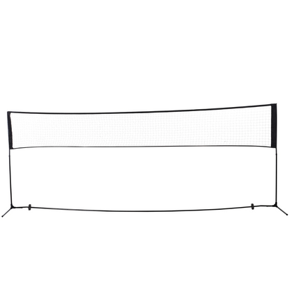 Nancy's Badmintonnet - Volleybalnet - Tennisnet - Draagbaar - 2 Hoogtes - Draagtas - 94/158 x 400 x 60 cm
