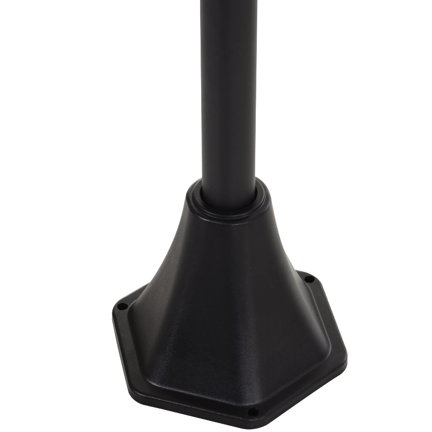 Nancy's Muscoy Tuinlantaarn - Zonne-Energie - LED - Buitenverlichting - 6-8 Uur - RVS - 177 cm Hoog