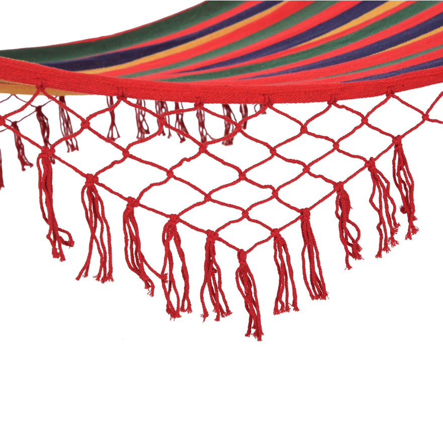 Nancy's Holy Hill Hangmat - Weerbestendig - UV-Bestendig - Katoen - Meerkleurig - 200 x 100 cm