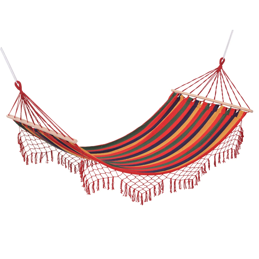 Nancy's Holy Hill Hangmat - Weerbestendig - UV-Bestendig - Katoen - Meerkleurig - 200 x 100 cm
