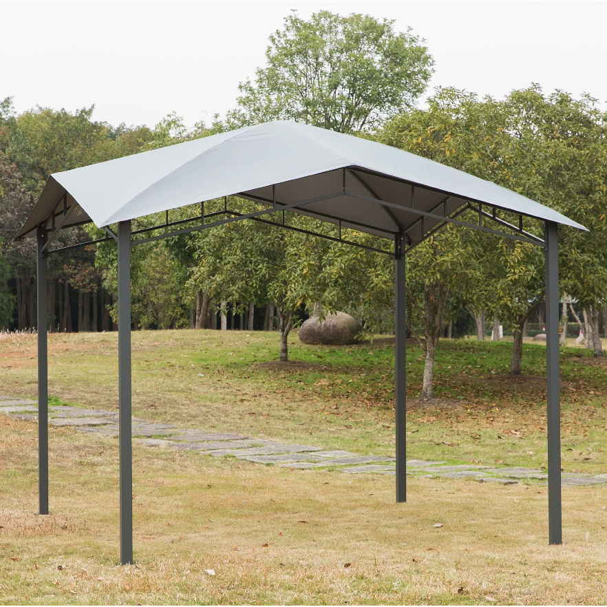 Nancy's Ringwood Garden Pavilion - Auvent - Protection solaire - Tente de fête - Pergola - Gris - 300 x 300 cm