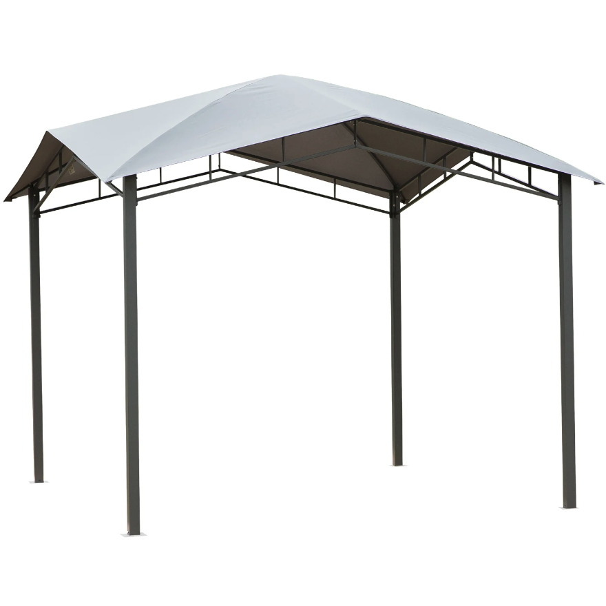 Nancy's Ringwood Garden Pavilion - Auvent - Protection solaire - Tente de fête - Pergola - Gris - 300 x 300 cm