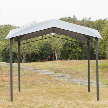 Nancy's Ringwood Garden Pavilion - Auvent - Protection solaire - Tente de fête - Pergola - Gris - 3 x 3 m