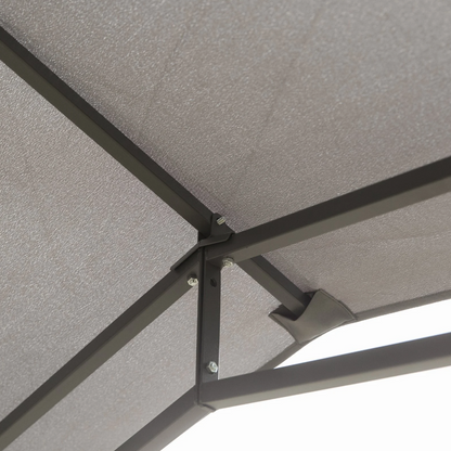Nancy's Ringwood Tuinpaviljoen - Overkapping - Zonwering - Partytent - Pergola - Grijs - 3 x 3 m